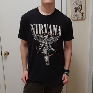 Mens Nirvana graphic t